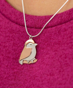 Love Bird Sterling Silver Necklace
