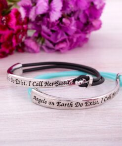 Sisters are Angels on Earth Bracelet