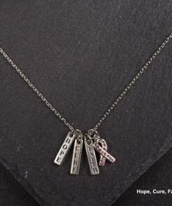 Hope, Cure, Faith Necklace!