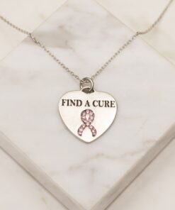 Cure In Your Heart Pewter Necklace!