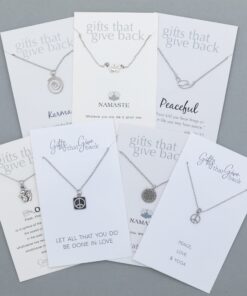 Mindfully Living Pewter Necklace