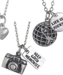 Grateful for the Journey Pewter Necklace