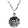 Waves Pewter Necklace