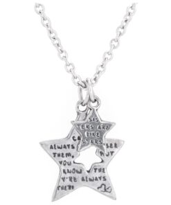 Sisters are Like Stars Pewter Necklace