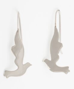 Dove Silhouette Sterling Earrings