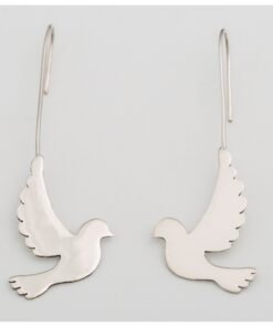 Dove is in the Air Sterling Earrings
