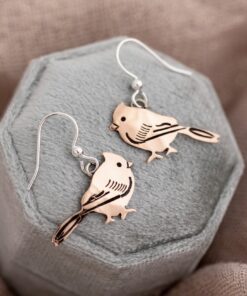 Cardinal Mixed Metal Earrings