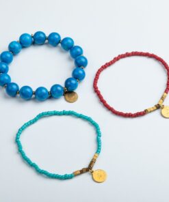 Iraqi Single Charm Beaded Bracelet