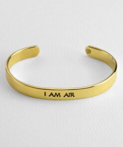 I Am Air Astrology Cuff Bracelet