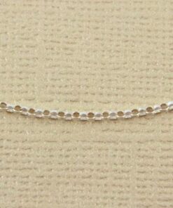 Mini Rollo Sterling Silver 16 Inch Chain