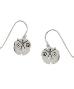 Dancing Owl Sterling Silver Earrings