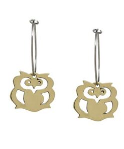 Owl Brass Earrings