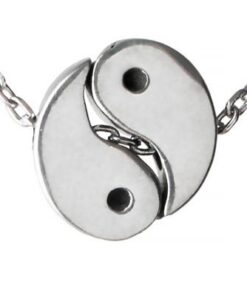 You Complete Me Pewter Necklace