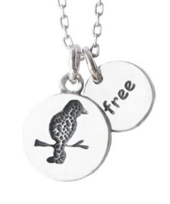 Free Bird Pewter Necklace