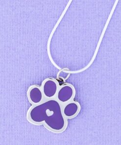 Paw Print Beats In My Heart Necklace