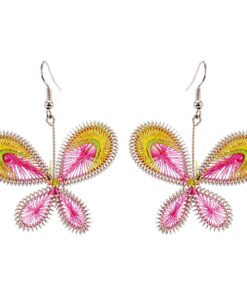Art of Thread Butterfly Earrings