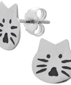 Cat Sterling Earrings