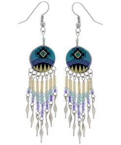 Ceramic Chandelier Earrings