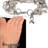 Crystal & Links Diabetes Awareness Bracelet