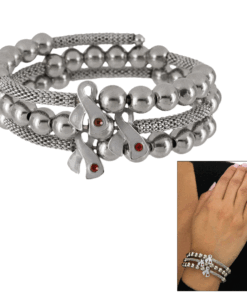 Diabetes Awareness Wire Wrap Bracelet