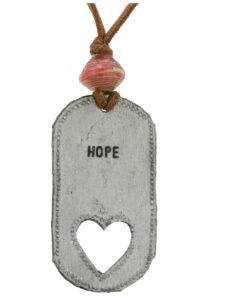 Hope for Haiti Heart Necklace
