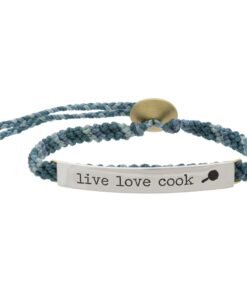 Live Love Cook Woven Bracelet