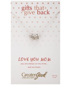 Love You Mom Sterling Necklace