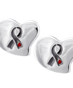 Diabetes Awareness Heart Earrings!