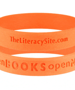 Open Books Open Minds Silicone Bracelet!
