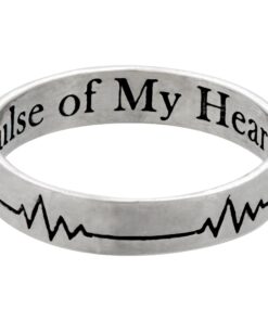 Pulse of My Heart Sterling Ring