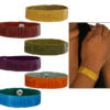Recycled Leather Stand With Haiti Bracelet