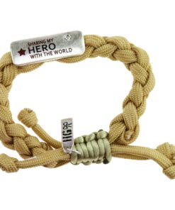 Sharing My Hero With The World Paracord Bracelet