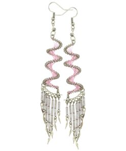 Spiral Swirl Peruvian Thread Earrings