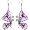 Threaded Butterfly Earrings