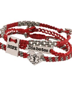 Wakami Hope For a Cure Diabetes Bracelets - Set of 3