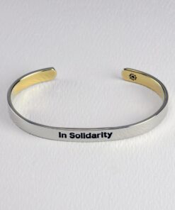 In Solidarity Mixed Metals Cuff Bracelet
